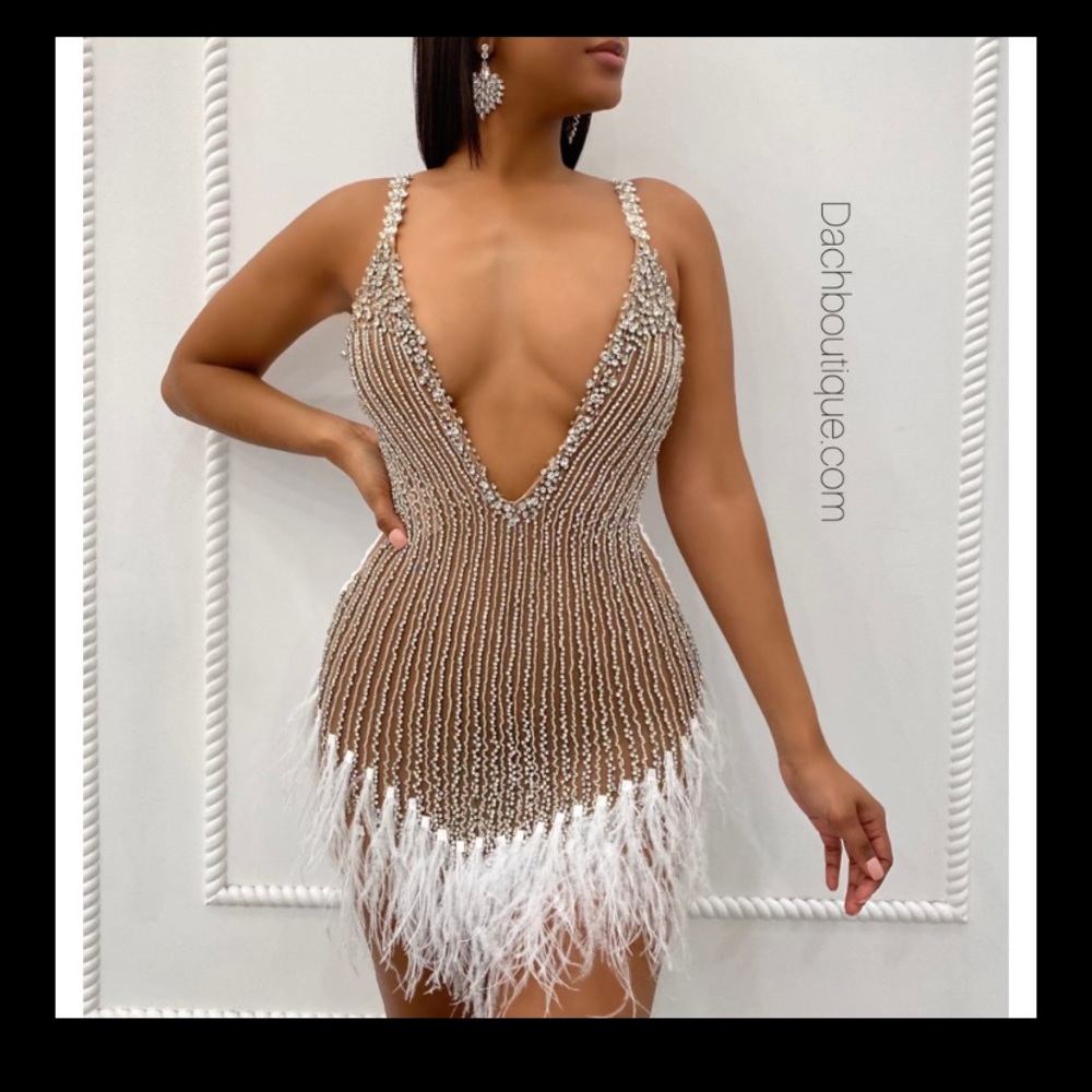 Bling White Glam Dress